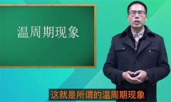 什么是温周期现象？温周期现象名词解释